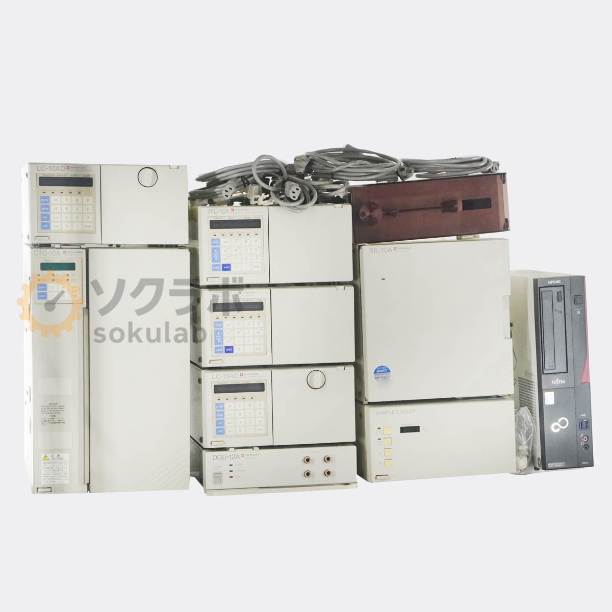 SHIMADZU LC-10AD CTO-10A RID-10A SPD-10A SIL-10A DGU-12A - 画像 1