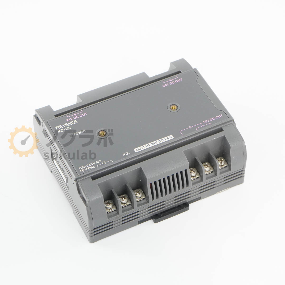 KEYENCE KZ-U3 電源ユニット 本体 KEYENCE KZ-U3 - AC電源ユニット 出力DC24V1.4A｜Japan Used Measuring