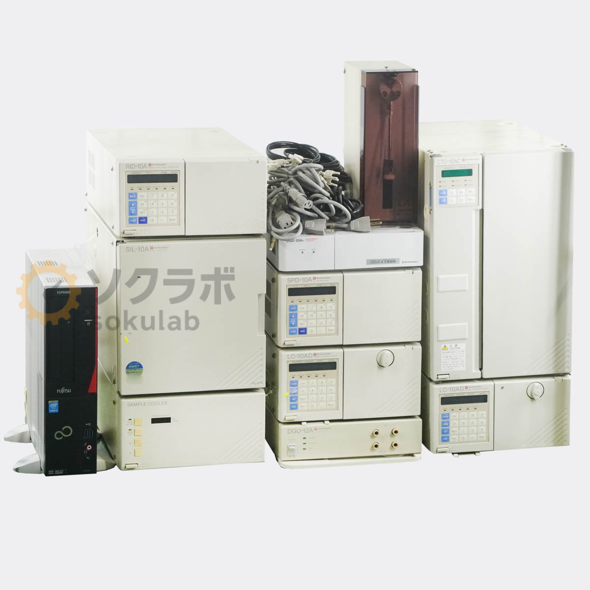 SHIMADZU SPD-10A LC-10AD RID-10A SIL-10A CTO-10AC DGU-20A3 DGU-12A - 画像 1